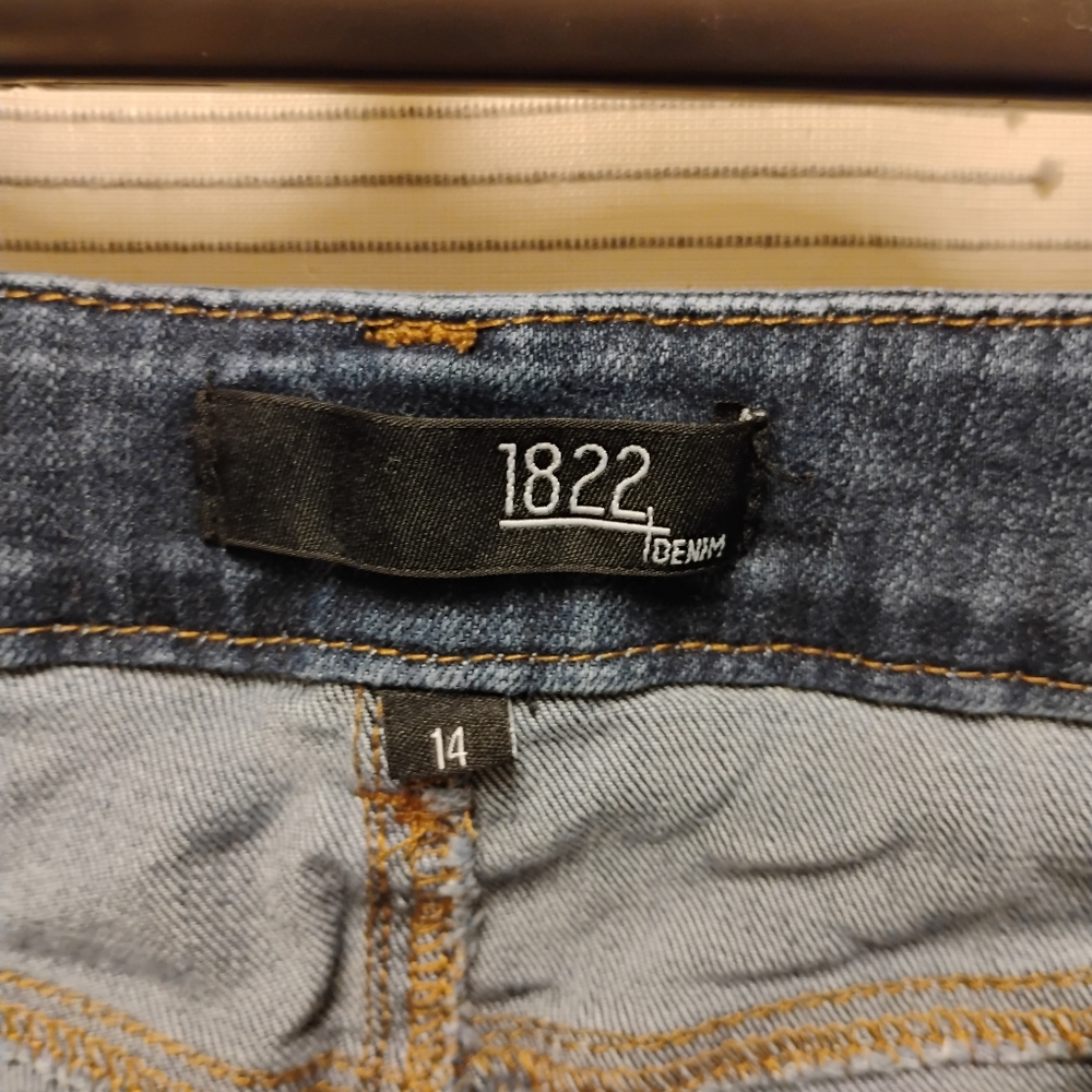 1822 Denim Dark Blue Women's Jeans Size 14 - Picture 5 of 6